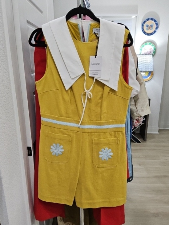 sindiso khumalo Pants - & Other Stories x Sindiso Khumalo Yellow Dress with White Collar